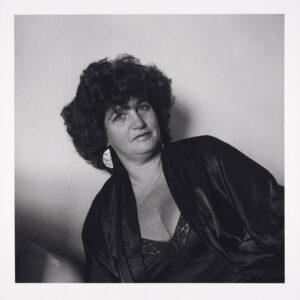 Joan Nestle at the Lesbian Herstory Archives. NYC, 1987